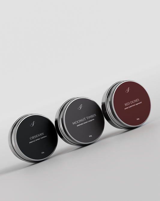Travel Tin Candles [Pack of 3]